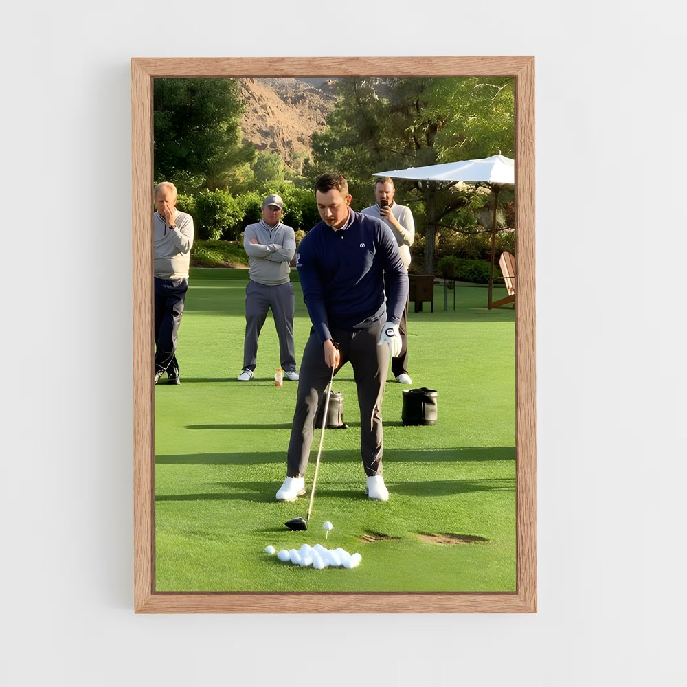 Poster Swing en Équipe – affiche Golf (vue 4)
